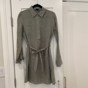 Theory L/S Linen Dress
